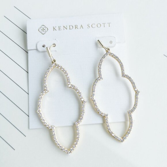 Kendra Scott Abbie Open Frame Earrings - Picture 1 of 3